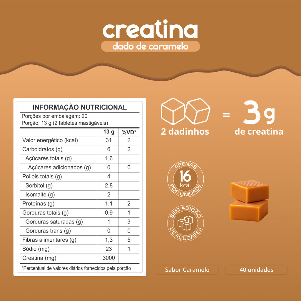 Creatina de Caramelo