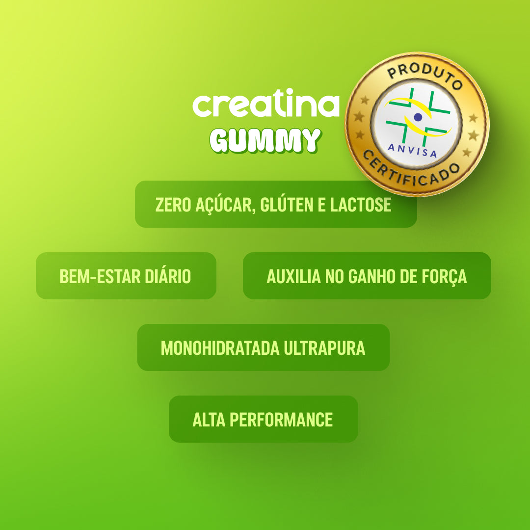 Creatina Gummy Uva Verde