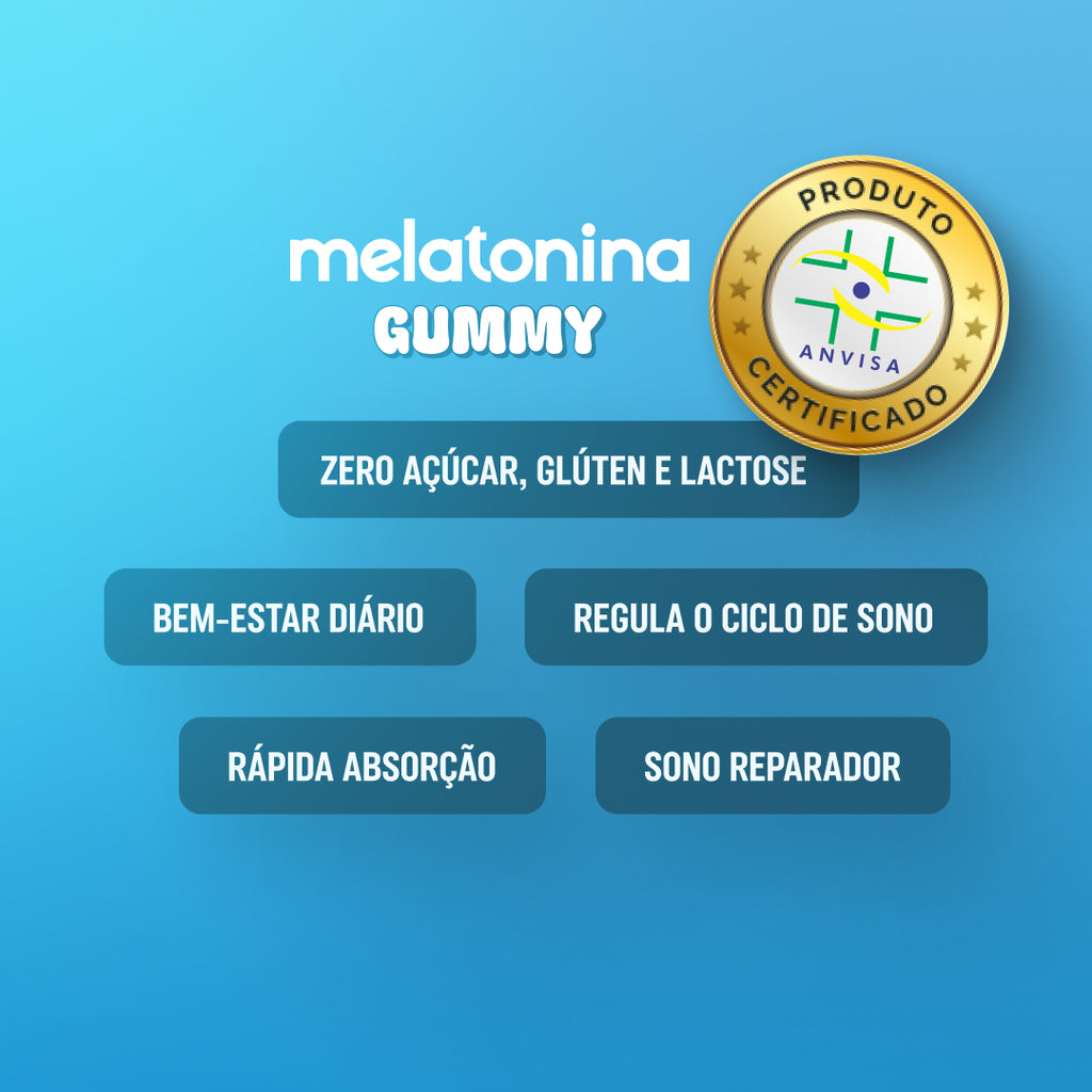 Melatonina Gummy Frutas Vermelhas