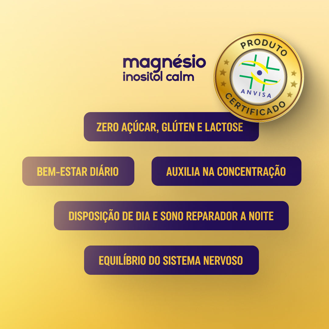 Magnésio Inositol Calm 350g